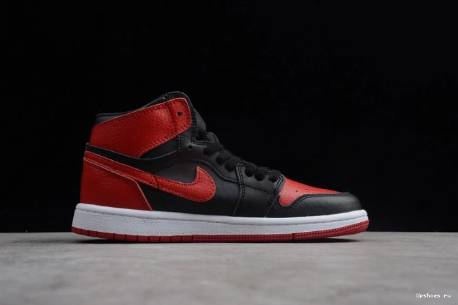 High Jordan 001 Retro  Bred 555088 1 OG Red Black Banned Air Kids 0130